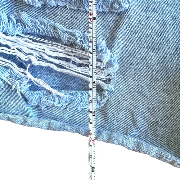 Billabong • Distressed Light Blue Denim Shorts - Picture 11 of 11